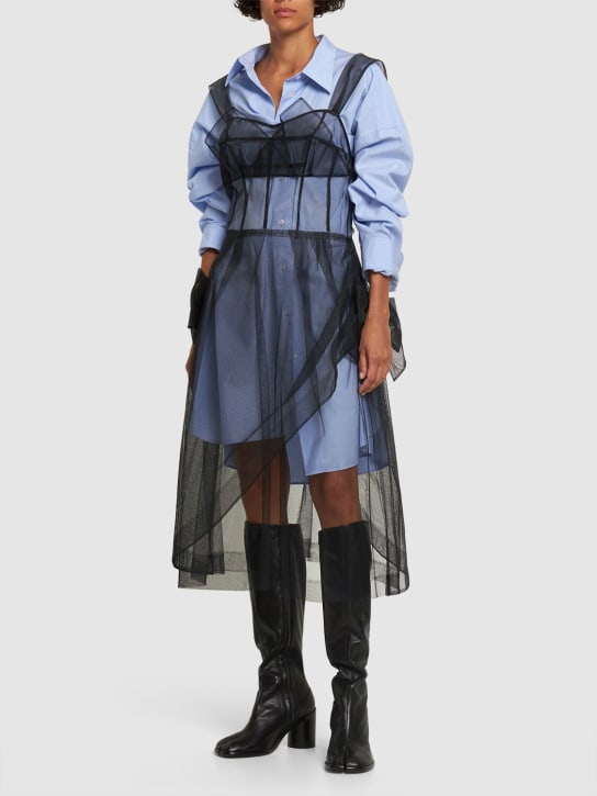 Maison Margiela - Vestido midi de tul