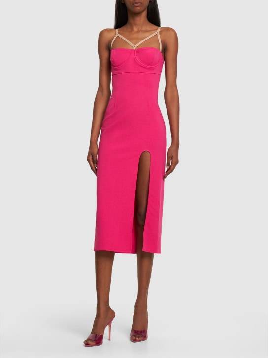 Alessandro Vigilante - Robe bustier midi en jersey