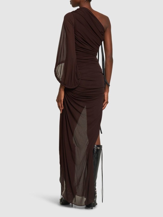 Dion Lee: Robe longue en jersey de viscose transparente
