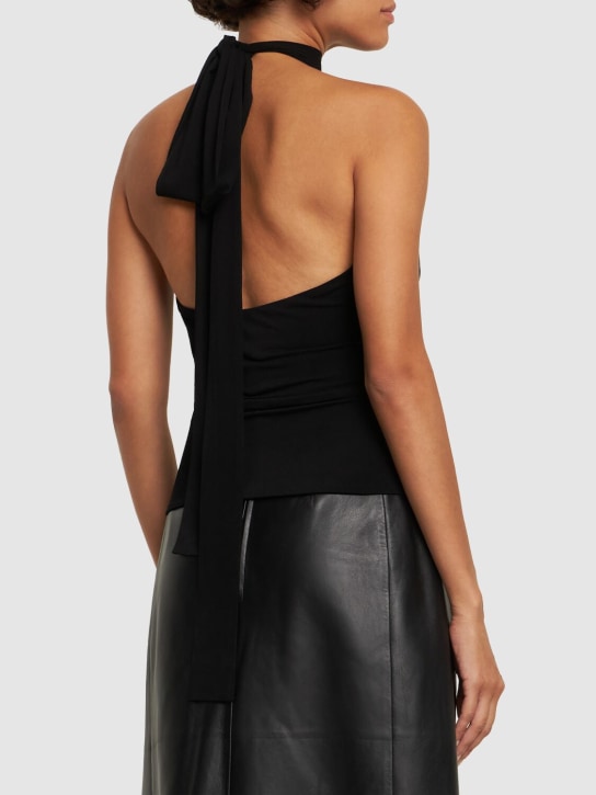 Magda Butrym: Top de jersey sin mangas