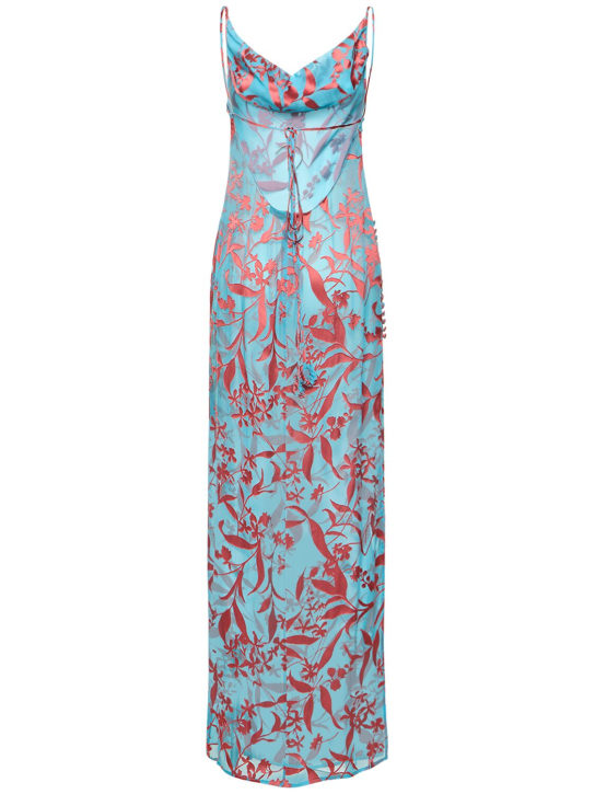 Magda Butrym: Vestito in chiffon stampato