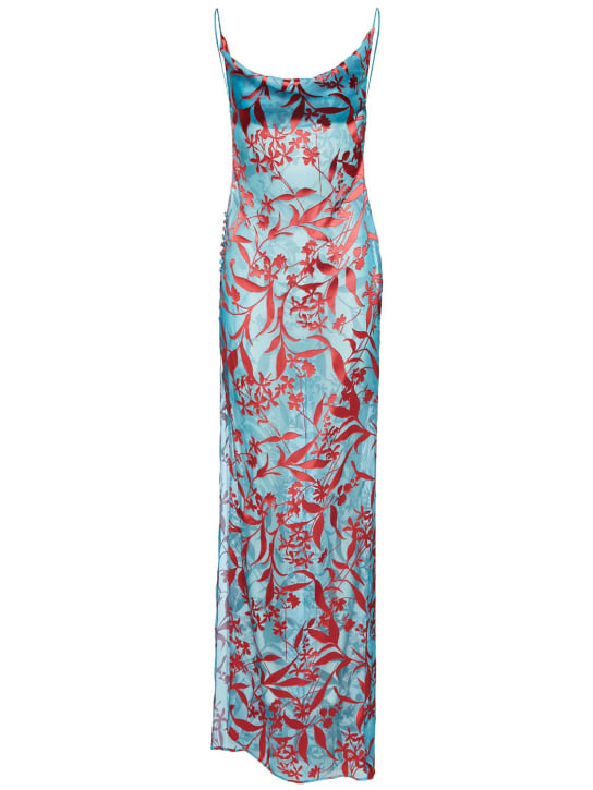 Magda Butrym: Vestito in chiffon stampato