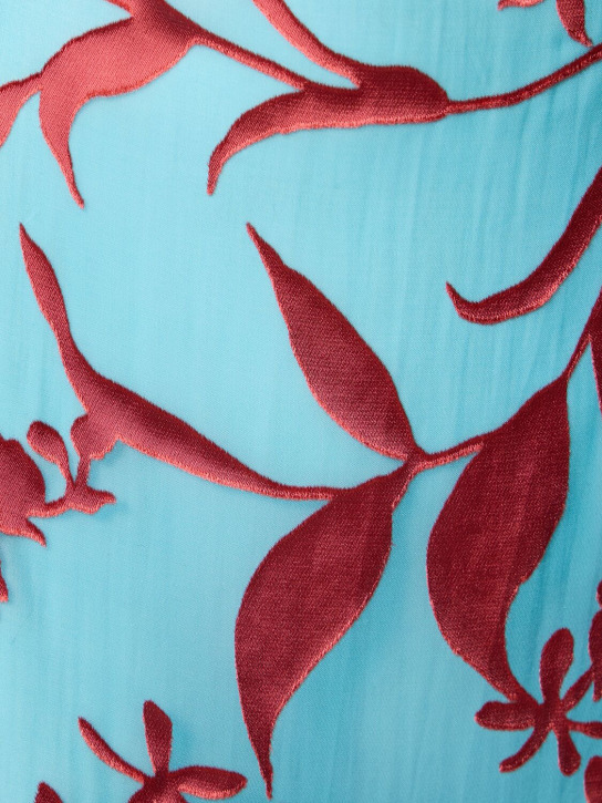 Magda Butrym: Vestito in chiffon stampato