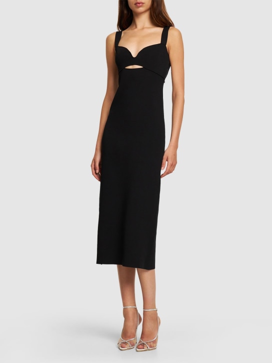 Roland Mouret - Midikleid aus Stretch-Viskosestrick