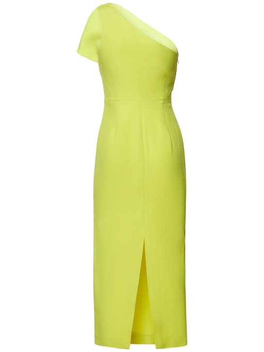 Roland Mouret: Asymmetrisches Midikleid aus Seide & Wolle
