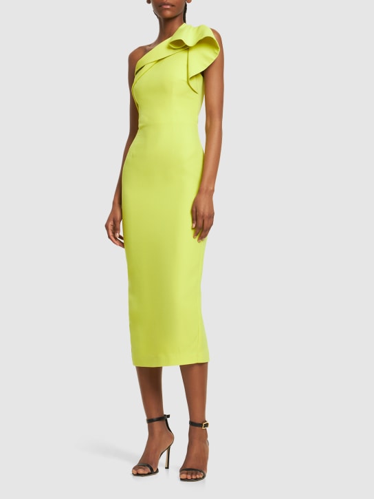 Roland Mouret - Asymmetrisches Midikleid aus Seide & Wolle