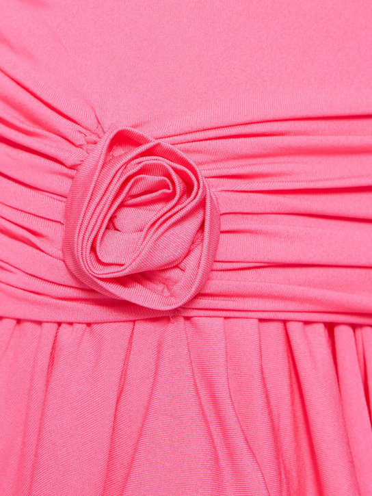 Blumarine: Minikleid aus Jersey mit Rollkragen
