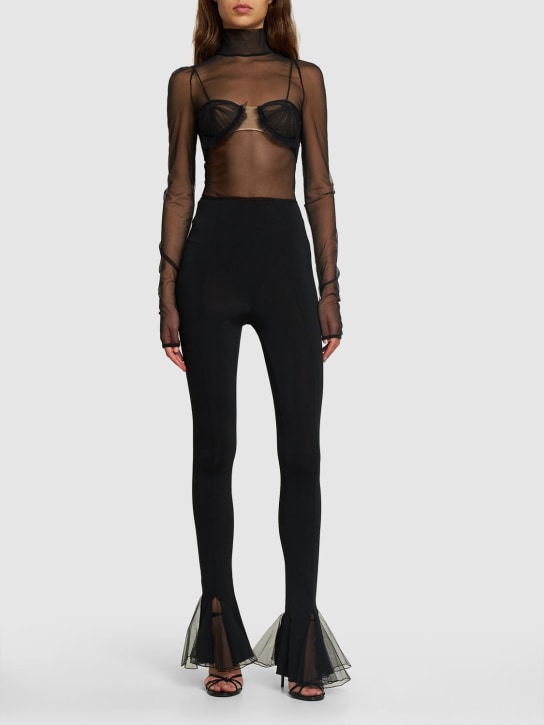 Nensi Dojaka - Body en tulle à dos ouvert