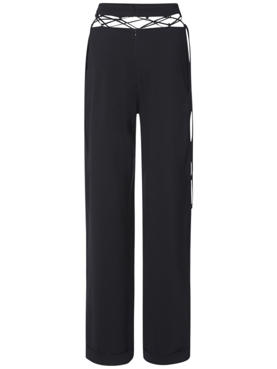 Nensi Dojaka: Serge net straight pants