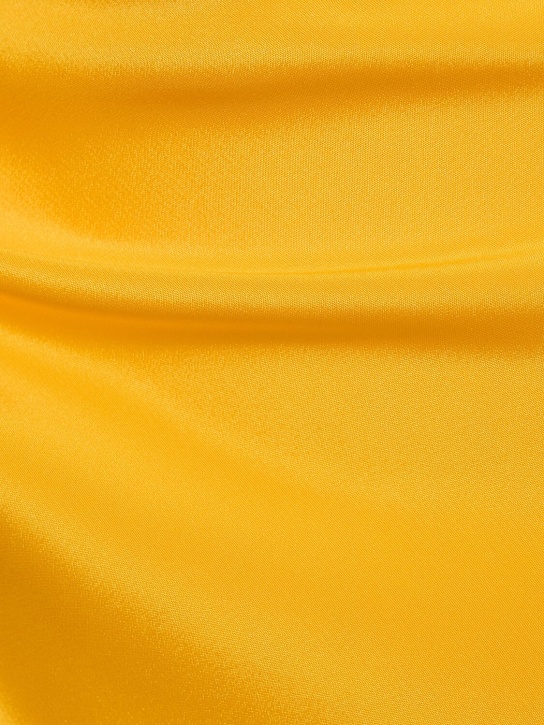 Christopher Esber: Vestito Triquetra in raso di seta con cutout