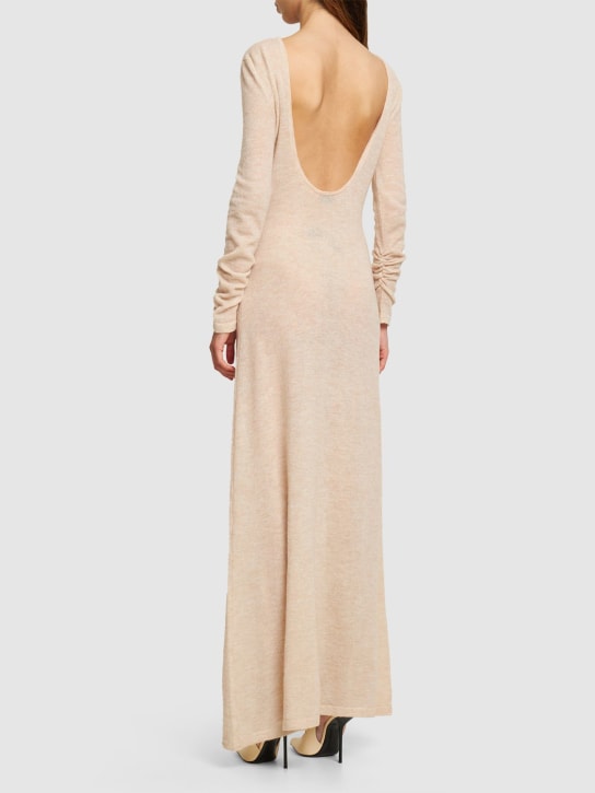 Magda Butrym: Alpaca blend knit long dress