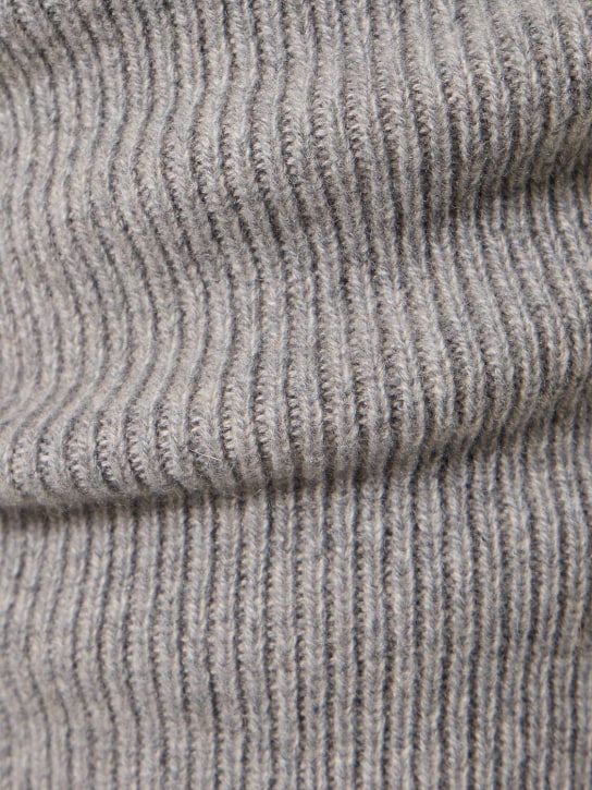 Magda Butrym: Legging en maille de cachemire côtelé