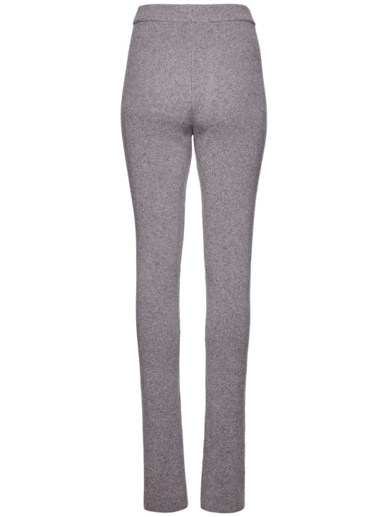 Magda Butrym: Legging en maille de cachemire côtelé