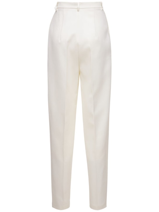 Magda Butrym: Pantalones rectos de lana y seda