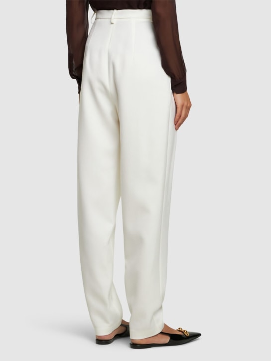 Magda Butrym: Pantalones rectos de lana y seda