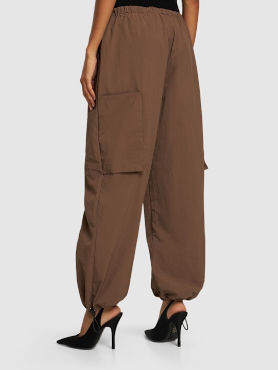 Saks Potts: Pantaloni loose fit Esther in nylon