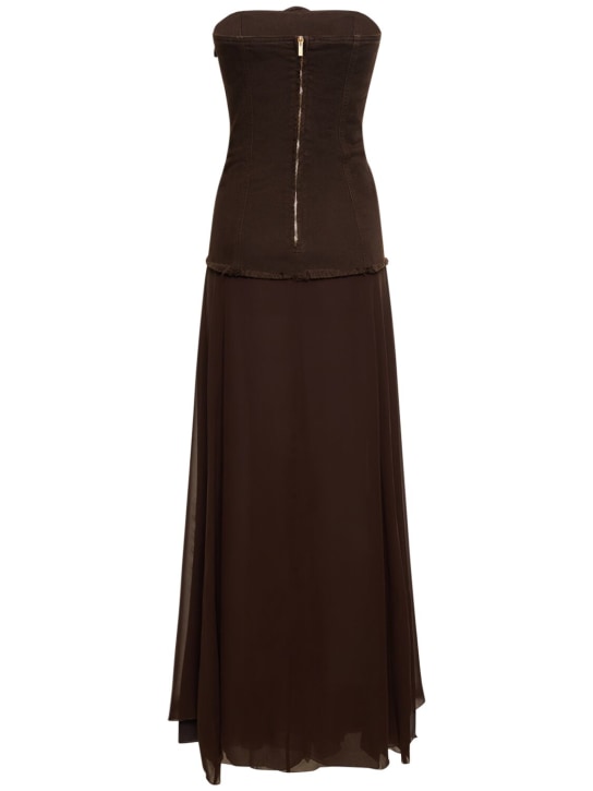 Blumarine: Minikleid aus Seidengeorgette, LVR Exclusive