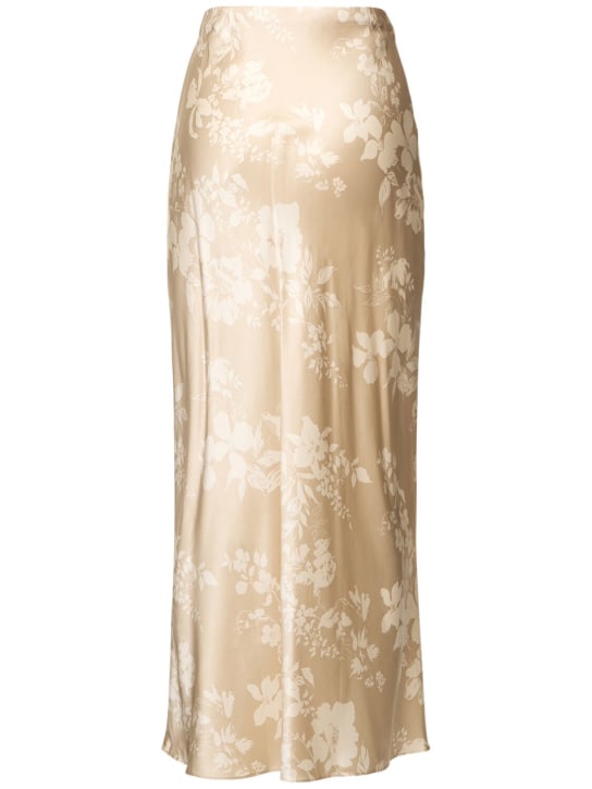 Reformation: Beba silk satin top & midi skirt
