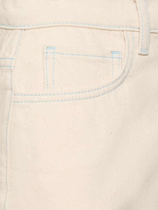 Triarchy: Ms. Heart organic denim mini skirt