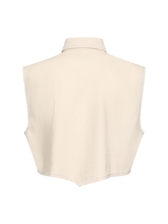 Triarchy: Ms. Hart organic cotton crop shirt
