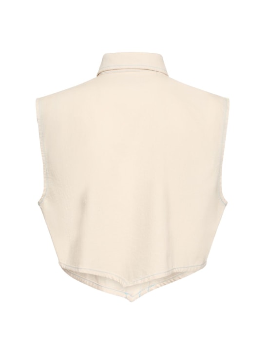 Triarchy: Ms. Hart organic cotton crop shirt