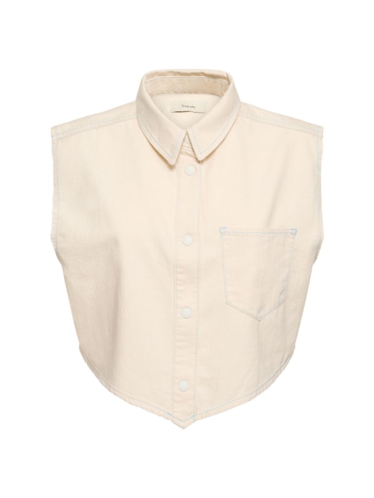 Triarchy: Ms. Hart organic cotton crop shirt