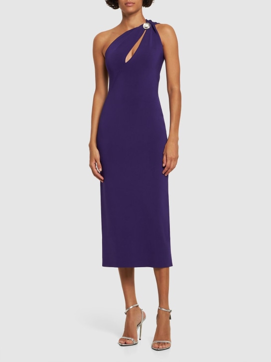 Galvan - Robe midi en maille Skye