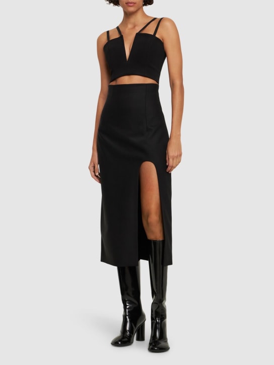 Alessandro Vigilante - Crop-Top aus Jersey