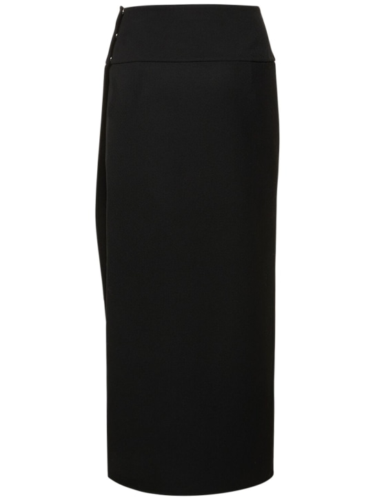 Auralee: Wool midi skirt