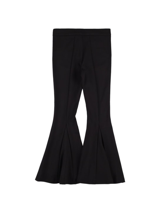 Miss Blumarine: Punto Milano viscose flared pants
