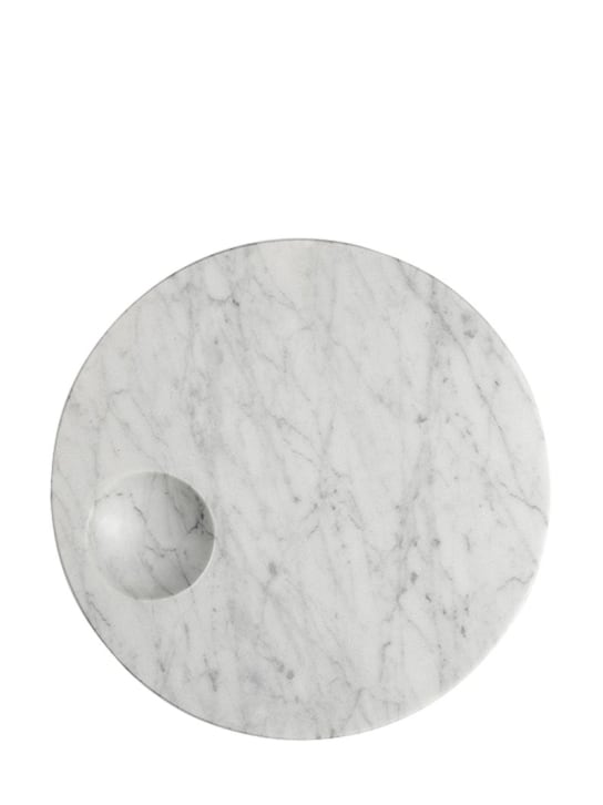 Salvatori: Ellipse Carrara marble tray