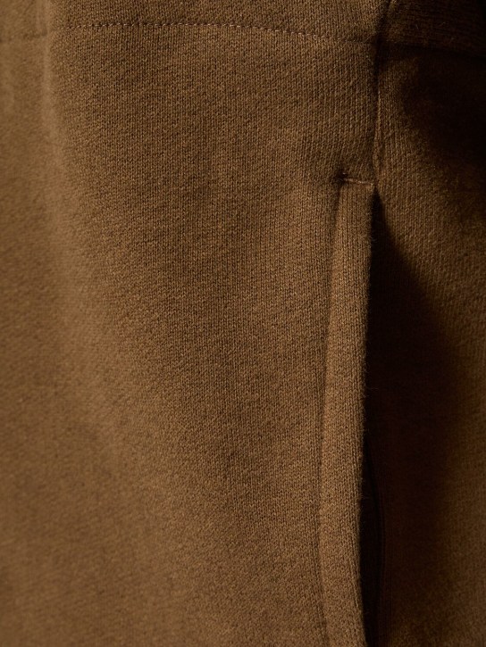 Lemaire: Sweat-shirt en coton mélangé à capuche