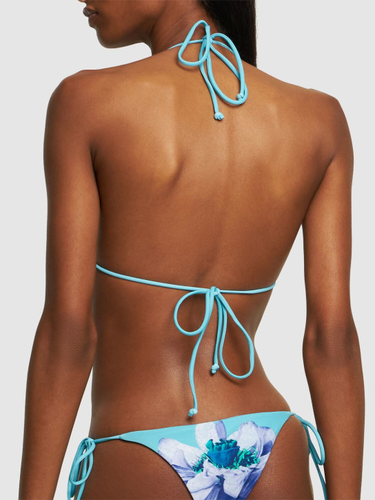 Miaou: Kauai printed triangle bikini top