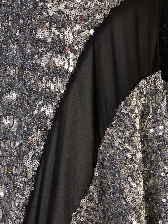 The Attico: Saskia sequined long dress