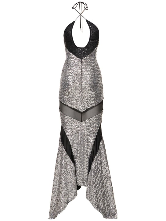 The Attico: Saskia sequined long dress