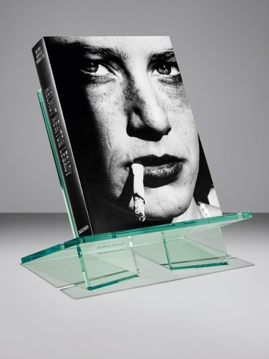 Taschen - Grand support à livres en cristal vert