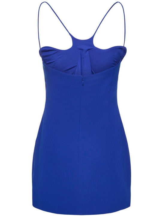 Mônot: Vestido corto de crepé sin mangas