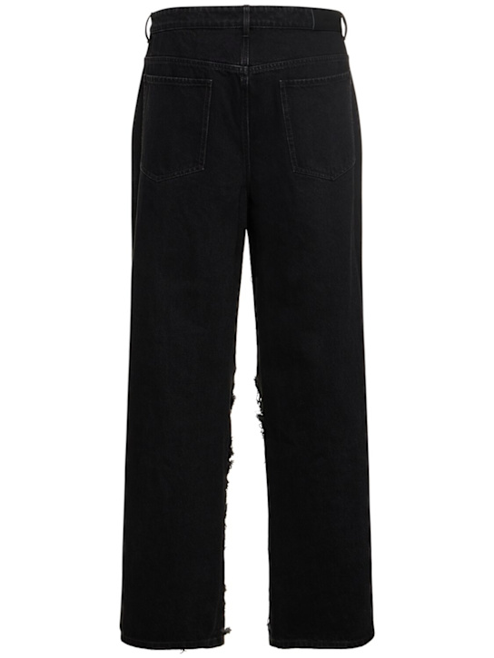 Dion Lee: Jean ample en coton usé