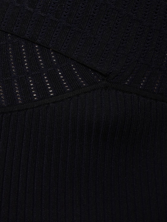 Dion Lee: Minigonna in maglia di viscosa a costine