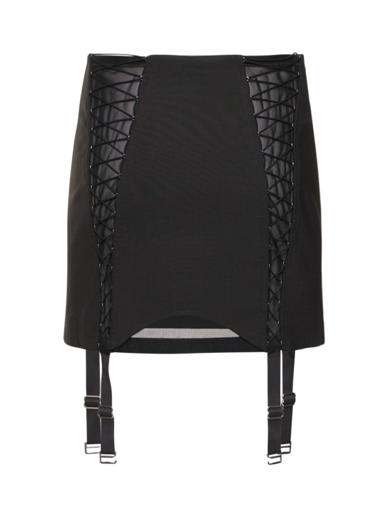 Dion Lee: Minirock aus Wollmischung
