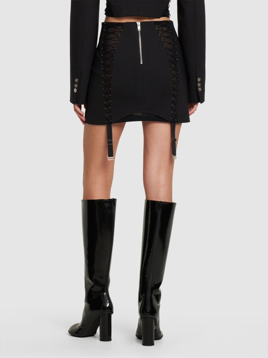 Dion Lee: Minirock aus Wollmischung