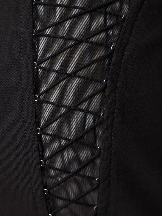 Dion Lee: Minirock aus Wollmischung