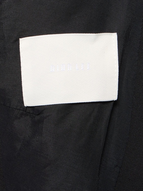Dion Lee: Giacca cropped in misto lana interlock