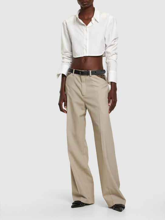 Dion Lee - Mittelhoch geschnittene Hose aus Interlock
