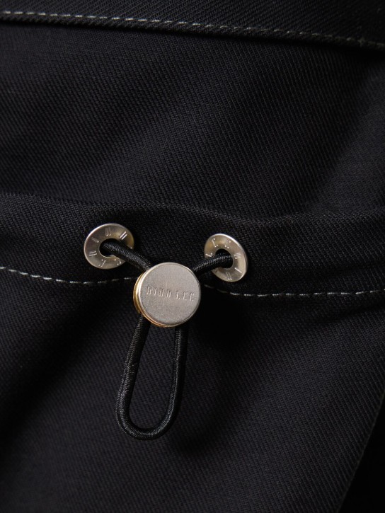 Dion Lee: Minirock aus Baumwollmischung mit Gürteltasche