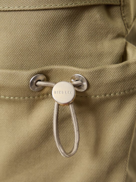 Dion Lee: Minirock aus Baumwollmischung mit Gürteltasche