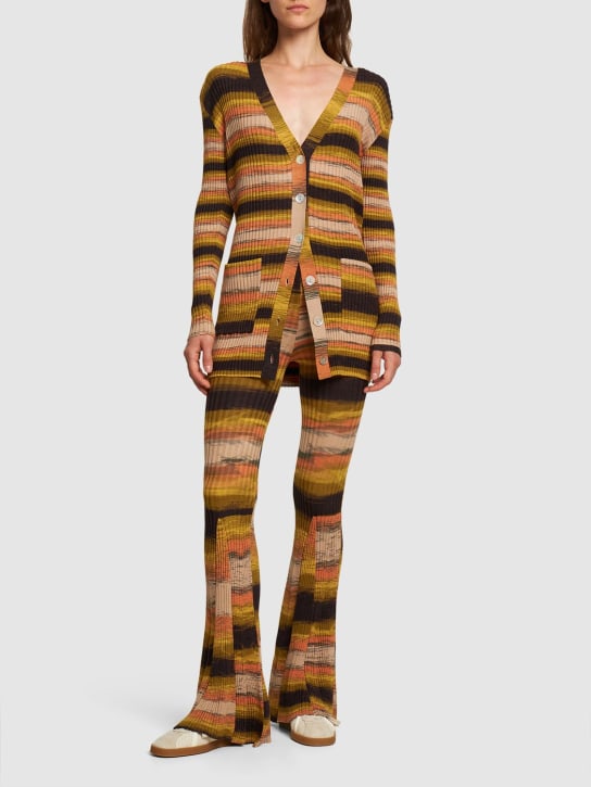 Live The Process - Ausgestellte Hose aus Strick „Mira“