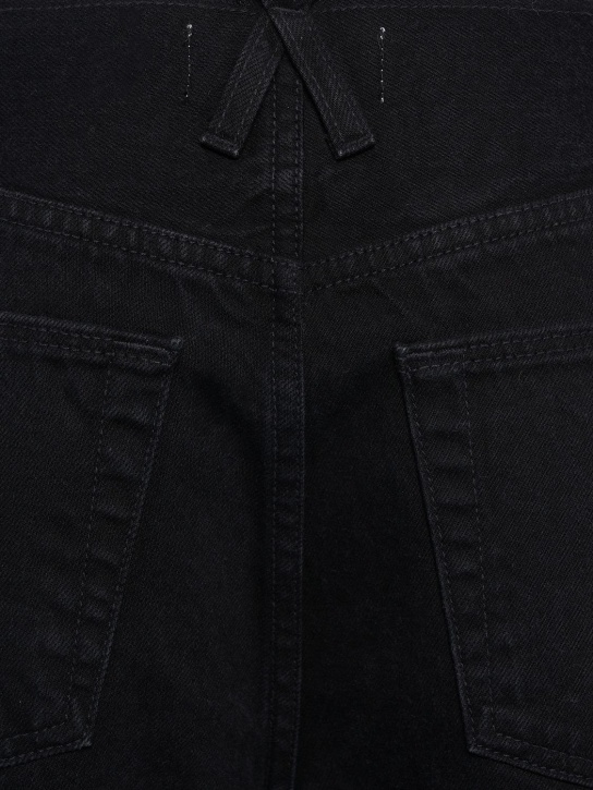 Slvrlake: Jean ample en denim plissé Taylor