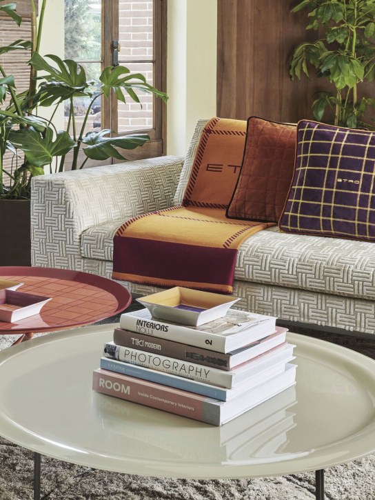 Etro - Vide-poches en porcelaine tartan
