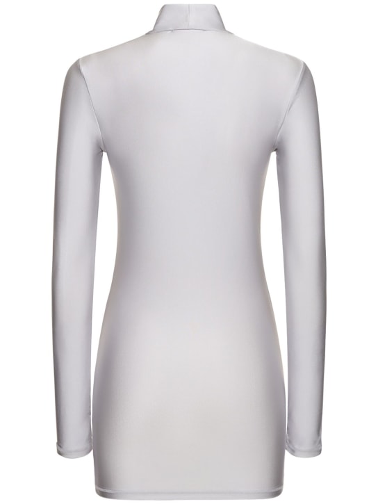 Coperni: Vestido corto con manga larga y cuello alto